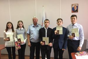 Юным великолучанам пришлось побывать в ОМВД (ФОТО)