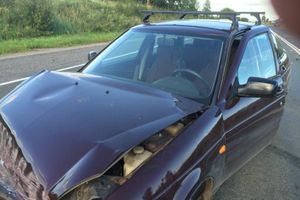 На трассе Рига-Москва столкнулись легковушка и фура (ФОТО)