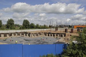 В Великих Луках полным ходом идёт бетонная подготовка  физкультурно-оздоровительного комплекса (ФОТО)