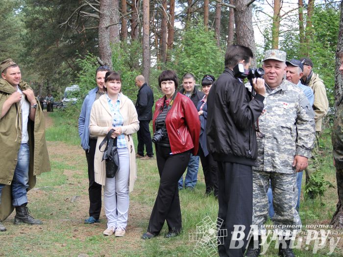 Торжественная церемония закладки Камня Памяти у деревни Каськово