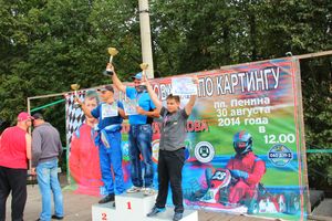 ​Великолучанин Николай Маркевич стал серебряным призером чемпионата г. Великие Луки по картингу (фото)