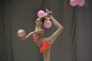 В Великих Луках завершился первый день соревнований Открытого Первенства города по художественной гимнастике (ФОТО) (0+))