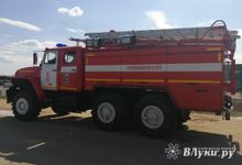 В Великолукском районе горела баня
