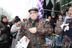 Открытие супермаркета «Тележка» в Великих Луках