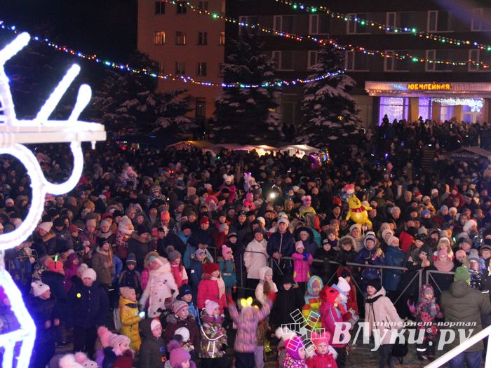 В Великих Луках зажгли Ёлку (ФОТО)