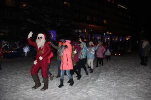 В Великих Луках зажглась новогодная ёлка (ФОТО)