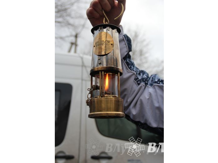 Эстафета Олимпийского огня в Изборске и Пскове