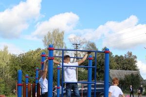 Площадку для воркаута Андрей Турчак и Султан Хамзаев открыли в Красногородске (ФОТО)