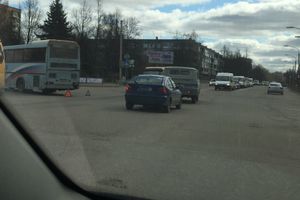 В Великих Луках произошло ДТП (фото)