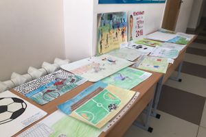 Великолукская школа №13 стала лучше по организации массовой недели футбола в регионе (ФОТО)