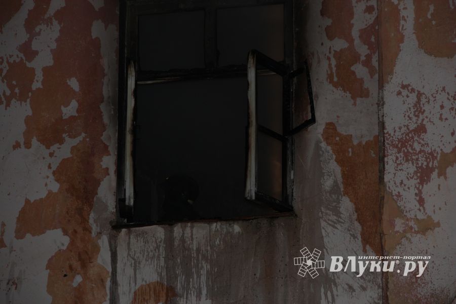 Пожар на ул. Герцена в Великих Луках (ФОТО)