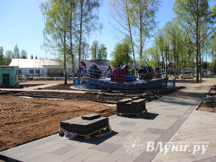 В парке культуры появляются новые аттракционы (ФОТО)