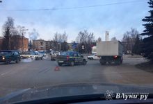 В Великих Луках произошла авария