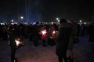 Новогодний салют прогремел Великих Луках (ФОТО)