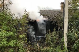 Пожар на проспекте Гагарина в Великих Луках