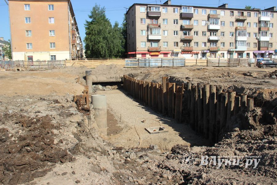 Новости со строительства подземных переходов в Великих Луках (ФОТО)