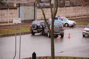 Фотофакт: ДТП на проспекте Гагарина в Великих Луках