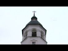 Импульс-ТВ: Игумен Савватий и прихожане об осквернении Храма