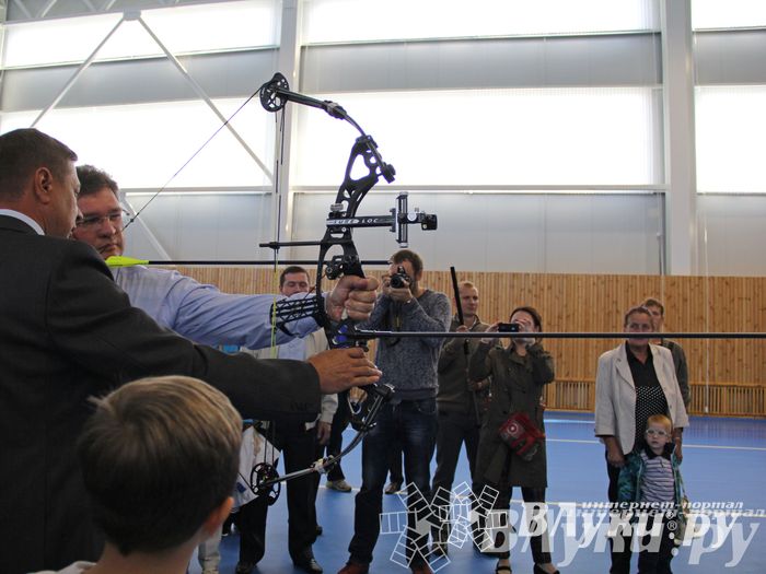 Открытие спортивно-оздоровительного комплекса «Стрелец» (фото)