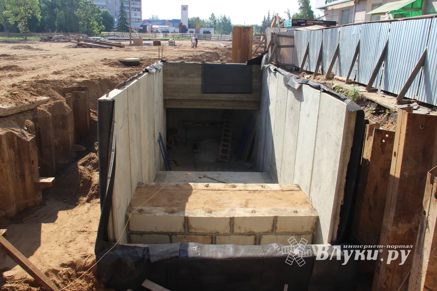 Новости со строительства подземных переходов в Великих Луках (ФОТО)