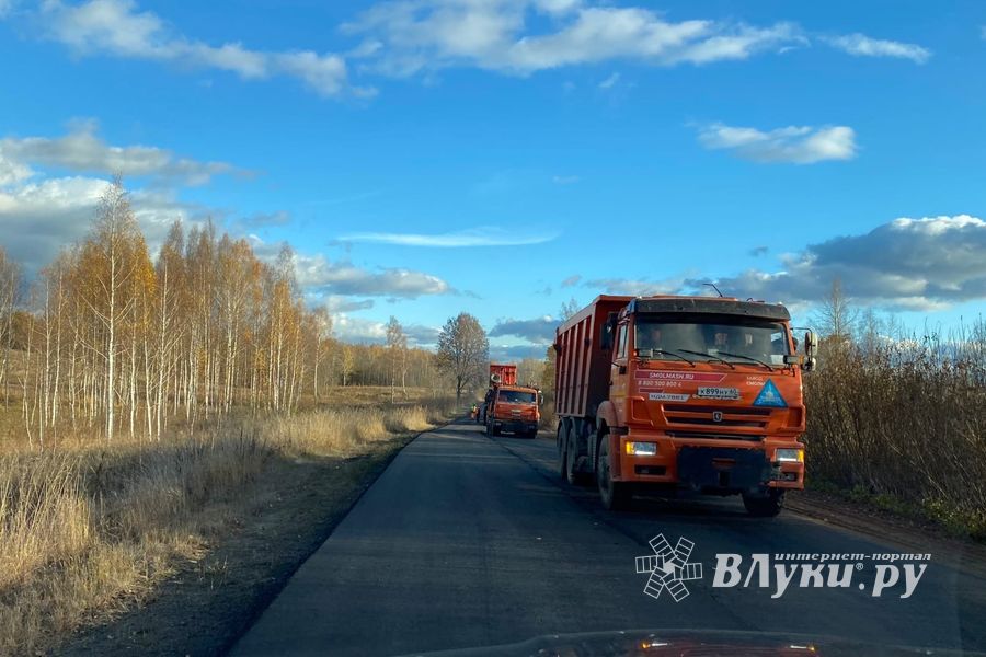 В Великолукском районе идёт ремонт дорог (ФОТО)