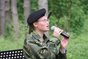 Торжественная церемония закладки Камня Памяти у деревни Каськово