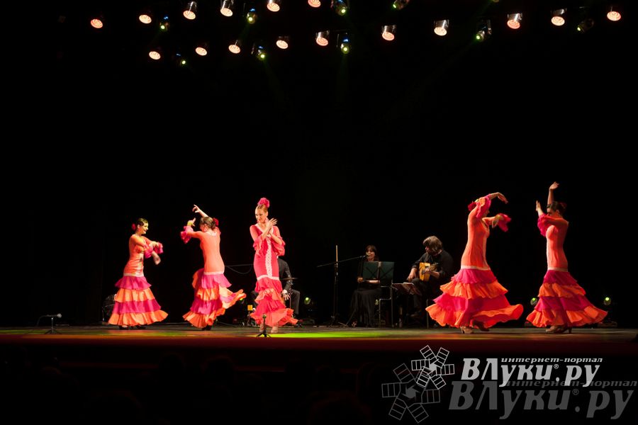 В великих Луках выступил московский коллектив фламенко
