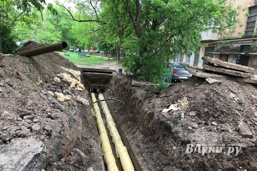 На пл. Калинина заменили большой участок теплосетей (ФОТО)