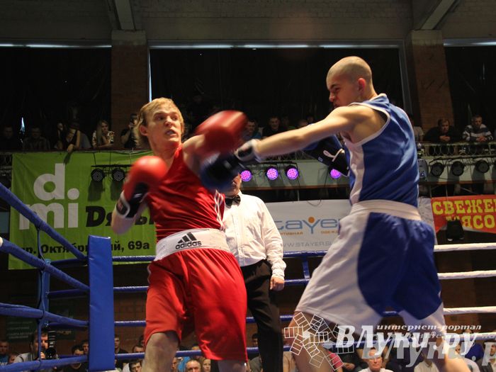 В Великих Луках состоялась матчевая встреча по боксу
