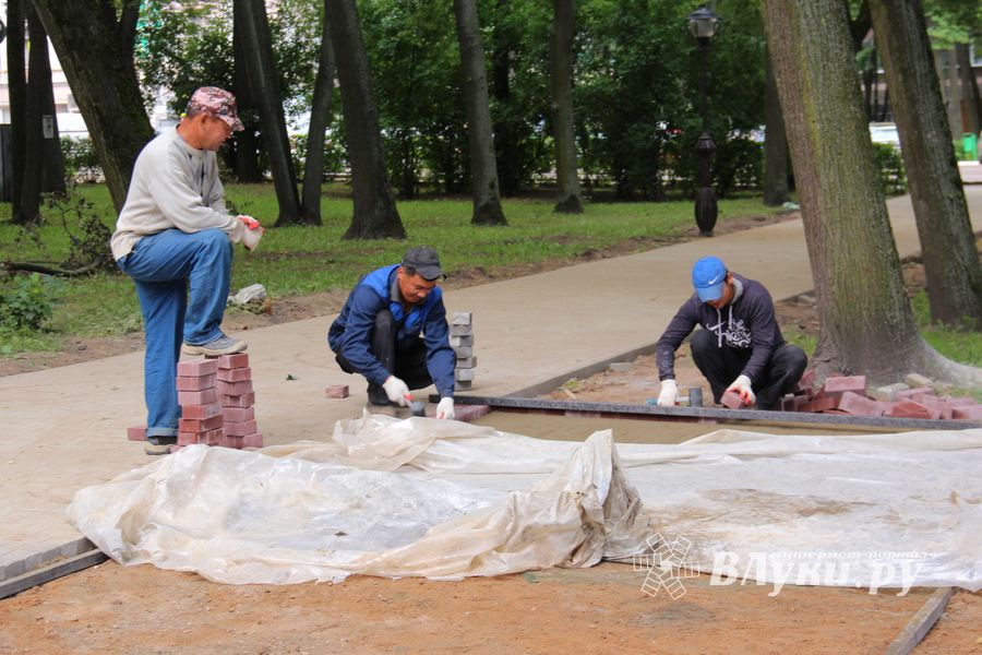 В Великих Луках сажают, стригут и красят (ФОТО)