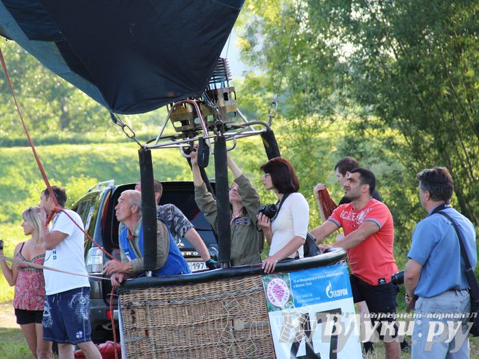 Воздухоплавание: полет 12 июня, вечер