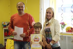 Награждение участниц конкурса "Маленькая красавица"