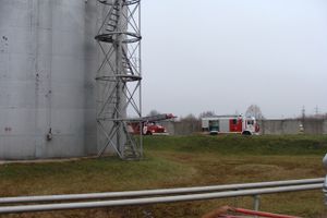 В Острове прошли пожарно-тактические учения (фото)