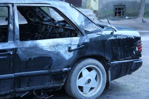 В Великих Луках сгорел очередной автомобиль