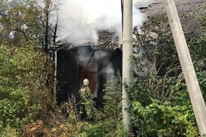 Пожар на проспекте Гагарина в Великих Луках