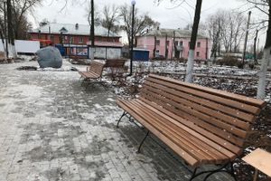 Обновлённый сквер на Гагарина ждёт весны (ФОТО)