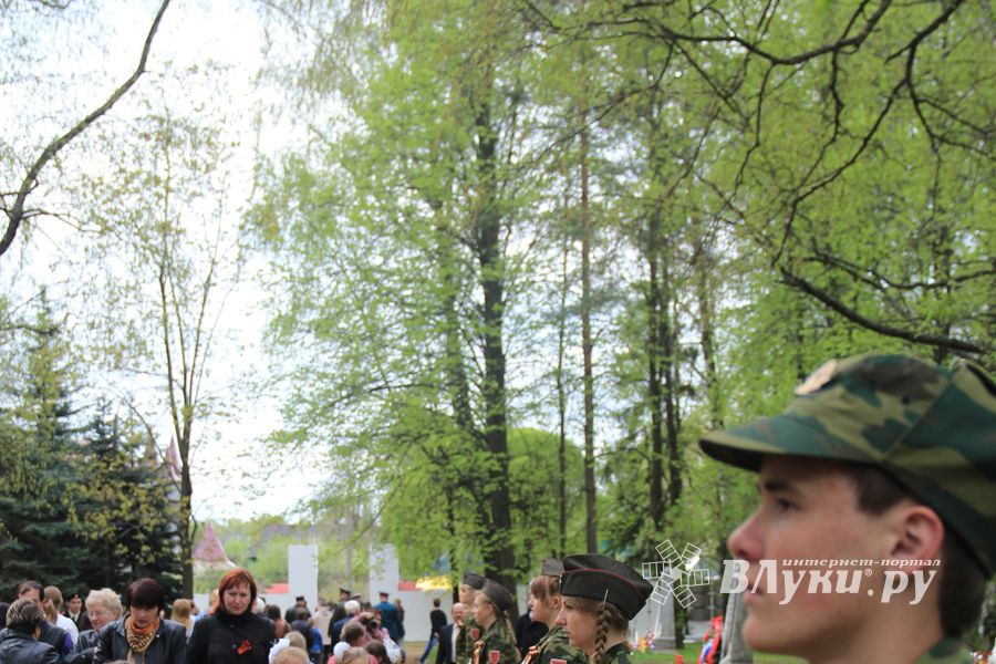 Торжественный митинг на мемориальном воинском захоронении