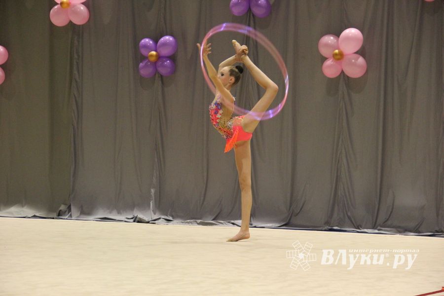В Великих Луках завершился первый день соревнований Открытого Первенства города по художественной гимнастике (ФОТО) (0+))
