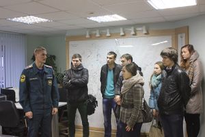 Псковские студенты посетили Центр управления в кризисных ситуациях (фото)