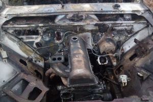 В Великих Луках горел автомобиль (ФОТО)