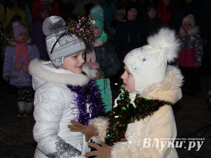 В Великих Луках зажгли Ёлку (ФОТО)