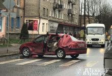 На Первомайской в Великих Луках произошло ДТП (ФОТО)