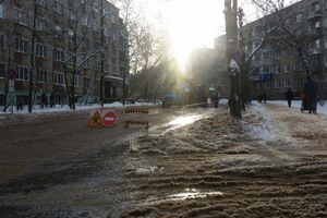 Улица Ставского перекрыта (ФОТО)