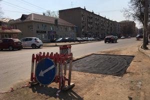 Следы аварии на пр. Октябрьском исчезли (ФОТО)