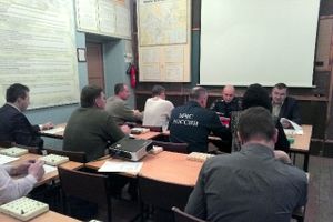 В Пскове прошли сборы с представителями спасательных служб ГО области (фото)