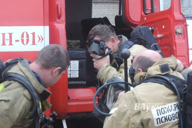 В Псковской области прошли пожарно-тактические учения (фото)