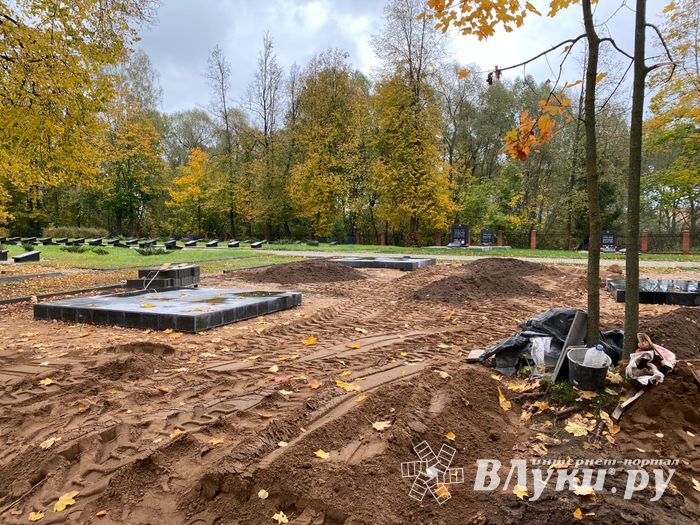 Продолжается реконструкция воинского мемориала (ФОТО)