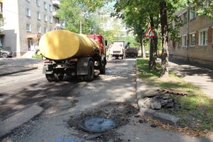 На ул. Ставского идёт ремонт дороги (ФОТО)