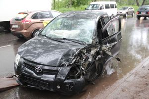 Ещё одно ДТП на пр. Октябрьском (ФОТО)