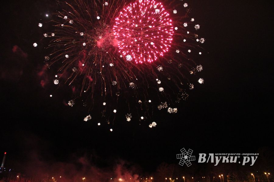 В Великих Луках зажглась новогодная ёлка (ФОТО)